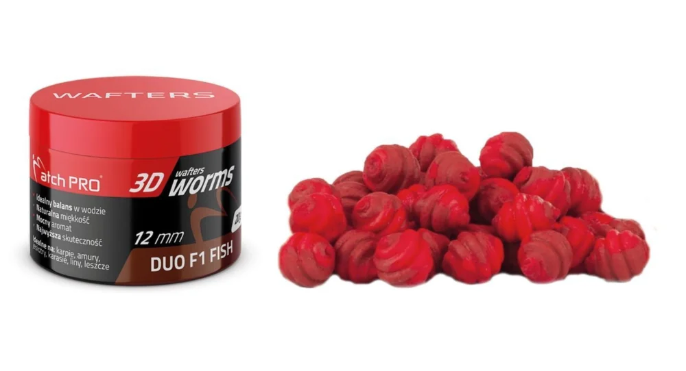 Wafters MatchPro 3D Worms Duo 12mm / 20g - F1 Fish Promocja
