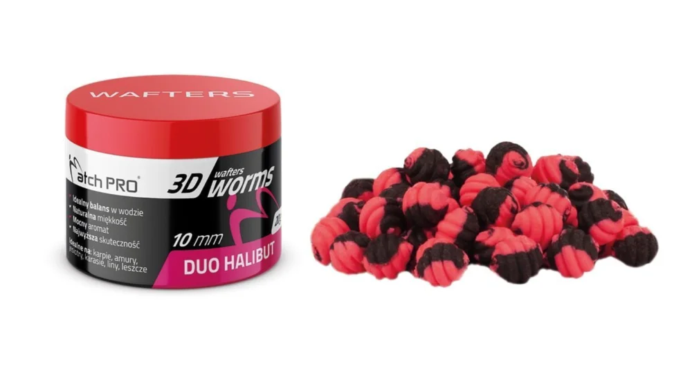 Wafters MatchPro 3D Worms Duo 10mm / 20g - Halibut Taniej