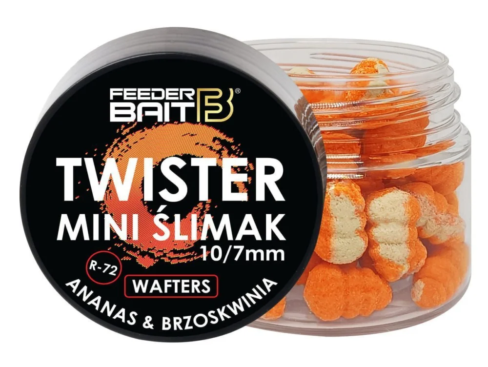 Bezpieczna płatność Mini Ślimak Wafters Feeder Bait - R-72 - Ananas&Brzoskwinia 25ml