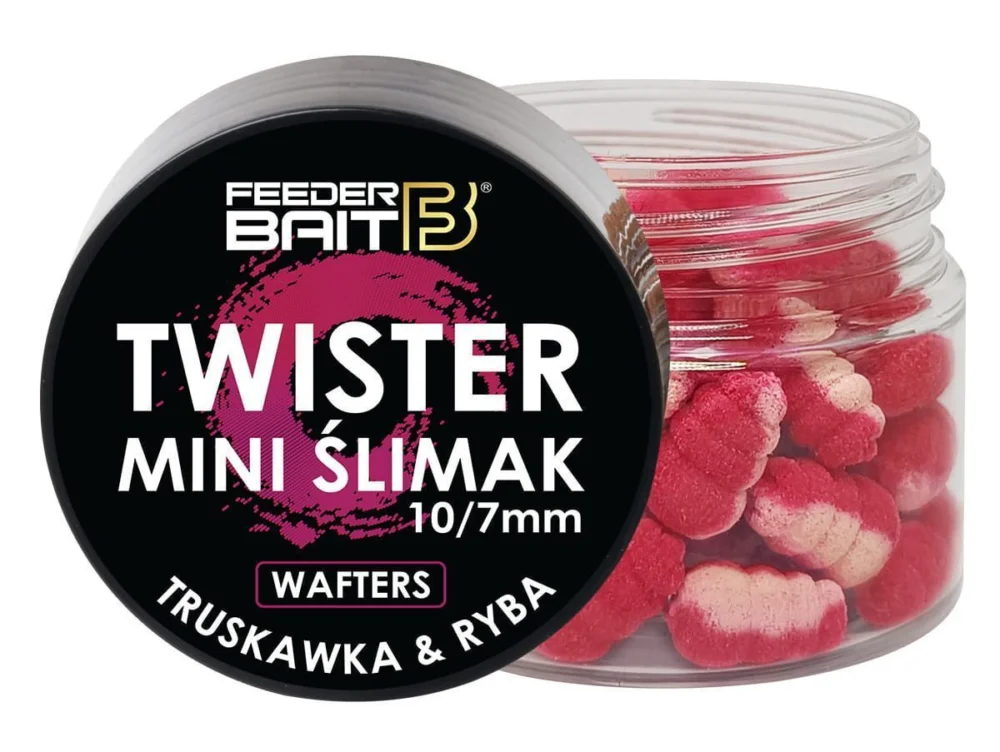 Hit cenowy Mini Ślimak Wafters Feeder Bait - Truskawka&Ryba 25ml