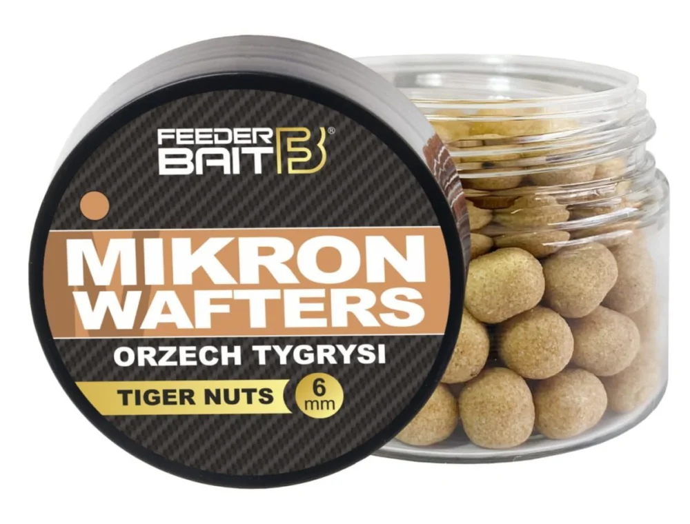 Niska cena Mikron Wafters Feeder Bait - Orzech Tygrysi 25ml