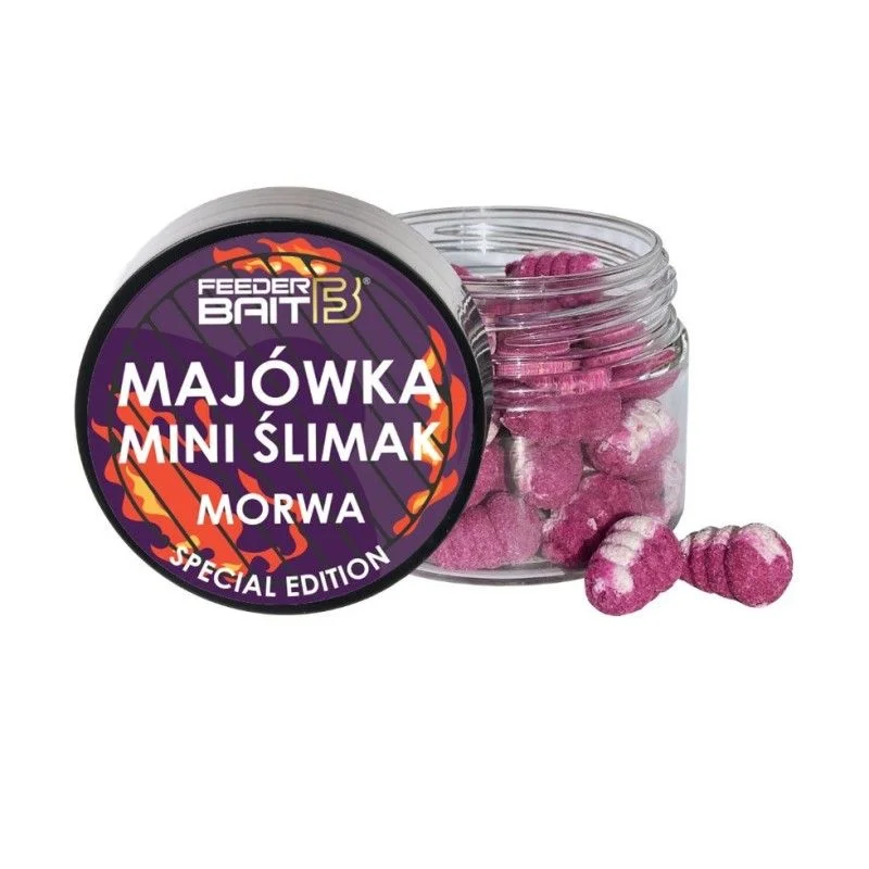 Ostatnia szansa Wafters Feeder Bait Twister Mini Ślimak 11/8mm Majówka Morwa