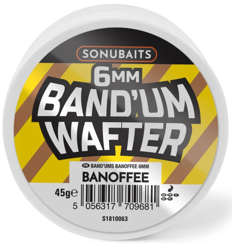 Kulki proteinowe Wafters Sonubaits Band'UM 6mm 45g - Banoffee Do wyczerpania zapasów