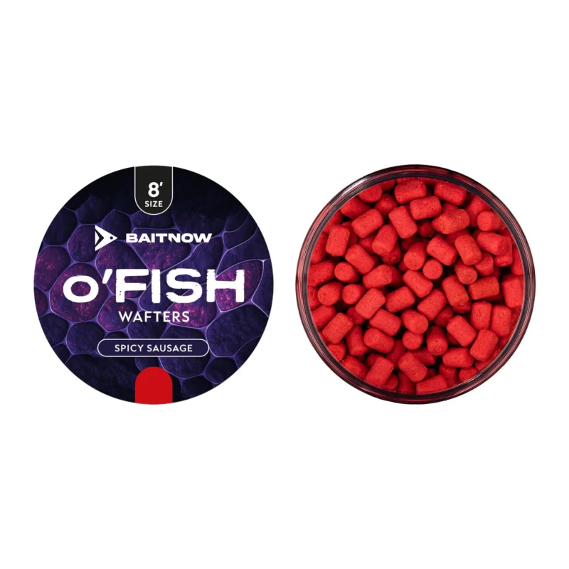 Obniżka ceny BaitNow Wafters Method Feeder O'Ffish Spicy Sausage Roz. 8 24g