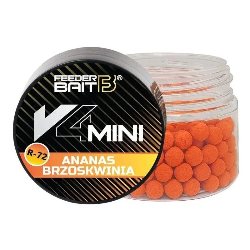 Popularny Przynęta Wafters Feeder Bait V4 Mini R-72 Ananas Brzoskwinia