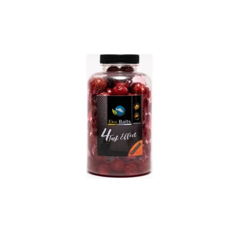 Kulki proteinowe Eko Baits 4FastEffect Mix 16/20 Truskawka 500ml 16-20 mm 500 ml Tylko do końca tygodnia