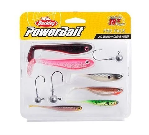 Szybka dostawa Zestaw Gum Berkley Pro Pack Jig Minnow Clear Water