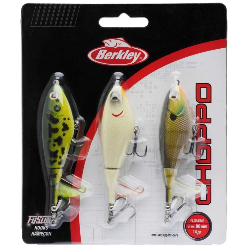 Nowy Berkley Choppo Topwater Stickbait 90 Mm 14g 3 Pack