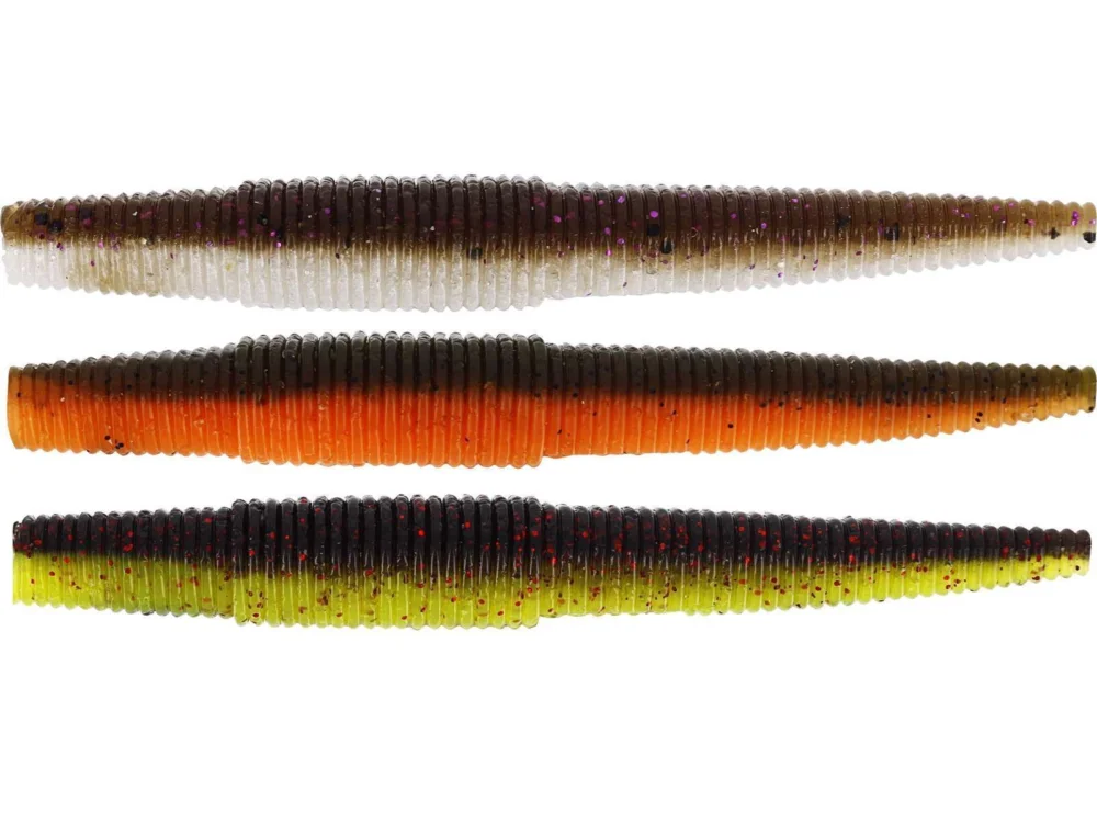 Łatwy zwrot Gumy Westin Ned Worm 11cm 7g Dark Water Mix 5pcs
