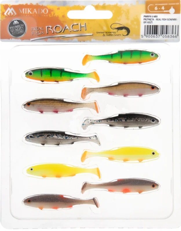 Gumy Mikado Ripper Real Fish 5cm - MIX Łatwy zwrot