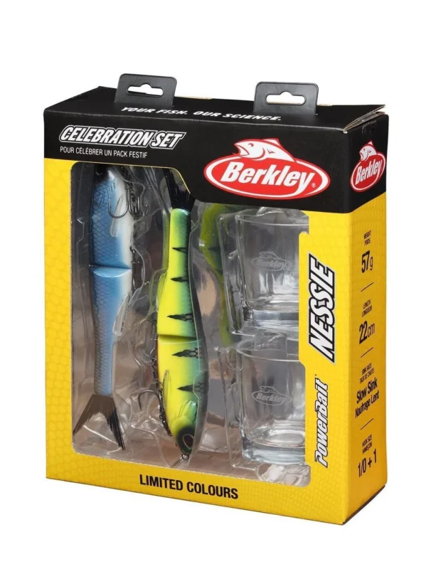 Zestaw Berkley Gift Pack Nessie 22cm +Szklanki Tani