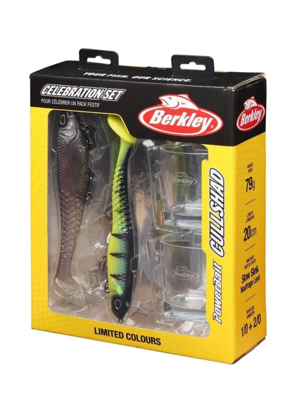 Dostępne od ręki Zestaw Berkley Gift Pack Cullshad 20cm + Szklanki