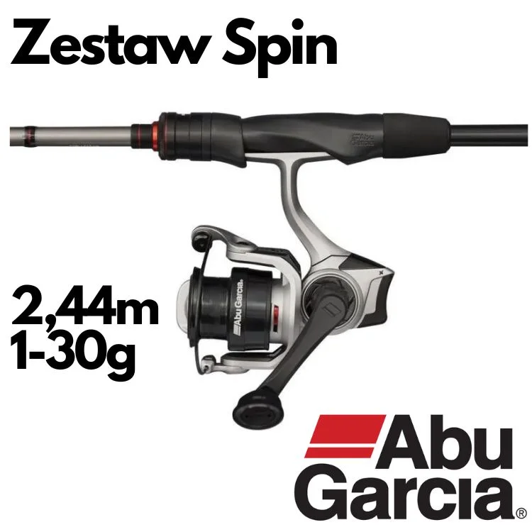 Do wyczerpania zapasów Zestaw Spinningowy Abu Garcia Max X Spinning Combo - 2,44m 10-30g, 2500