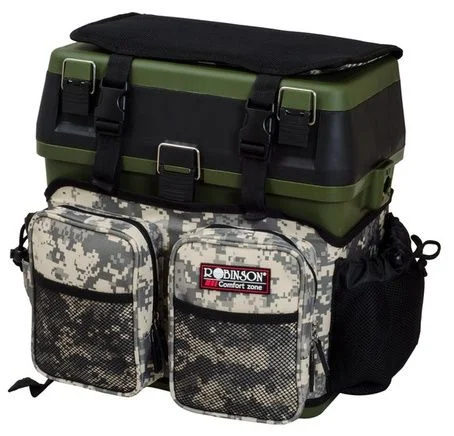Plecak Wędkarski Ze Skrzynką Robinson Camo Relax Kup online