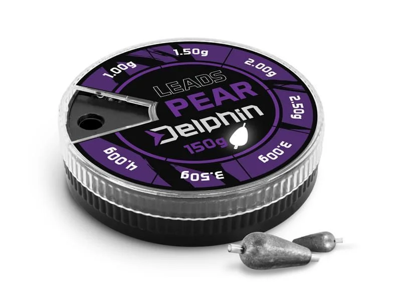 Delphin LEADS ciężarek gruszka z rurką 150g / 1,0-4,0g Tylko dziś