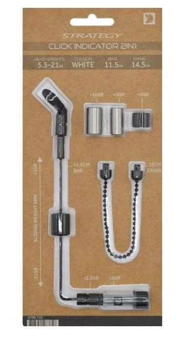 Hangery Strategy Click Indicator 2 in 1 - White Darmowa dostawa