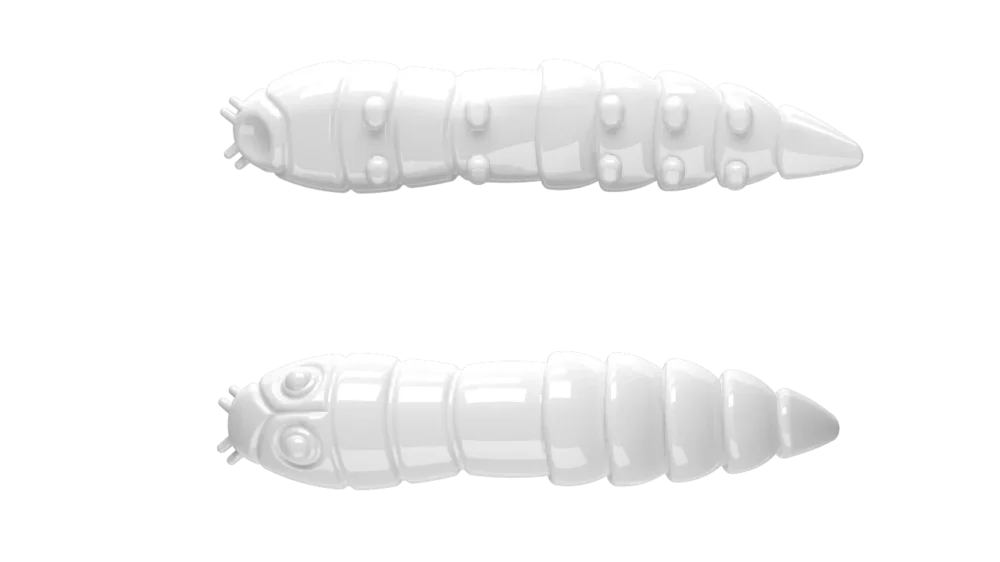 Libra Lures Guma Kukolka 4,2cm #001 White / Cheese Obniżka ceny