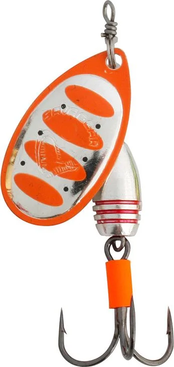 Savage Gear Rotex Spinner nr4 11g Sinking Fluo Orange Silver Ostatnie sztuki