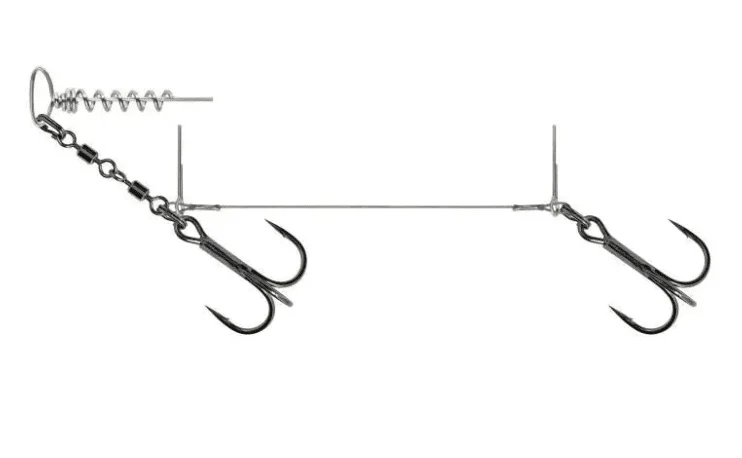 Savage Gear dozbrojka Spin Rig 13cm 0.70mm #2/0 Wybór klientów