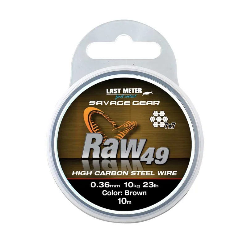 Taniej Savage Gear Stalka Linka RAW49 0,45mm 16kg