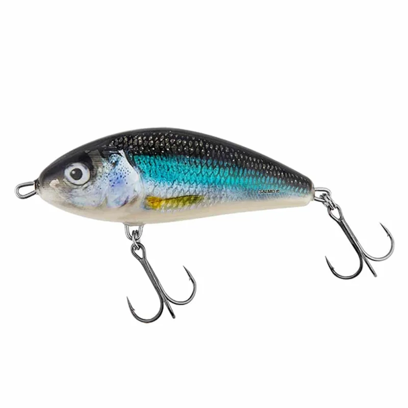 Darmowy zwrot Salmo FATSO 10cm Floating – Holo Smelt
