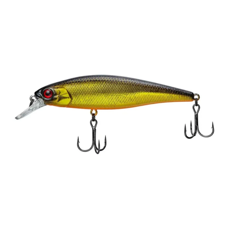 Jackall Wobler Squad Minnow 9,5cm 95SP HL Gold Black Łatwy zwrot
