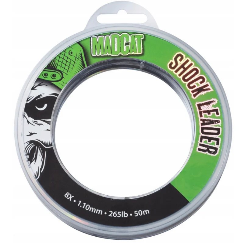 MadCat materiał przyponowy Shock Leader 8X 50m 1,10mm 120kg Premium