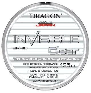 DRAGON Plecionka Invisible CLEAR Momoi 0.16 mm 15,20 kg przeźroczysta 135 m Bezpieczna płatność