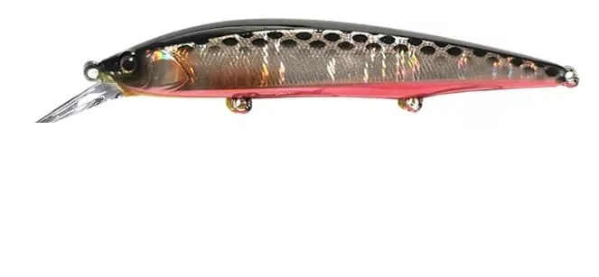 Wyprzedaż JACKALL wobler Rerange 110SP HL Silver & Black Red Belly