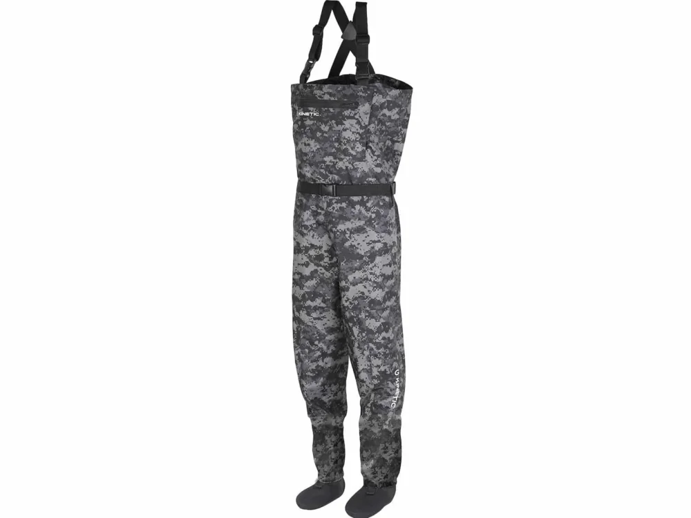 Wysoka jakość Kinetic Spodnie do Brodzenia Camorush Grey Camo rozm. S nr 39-41