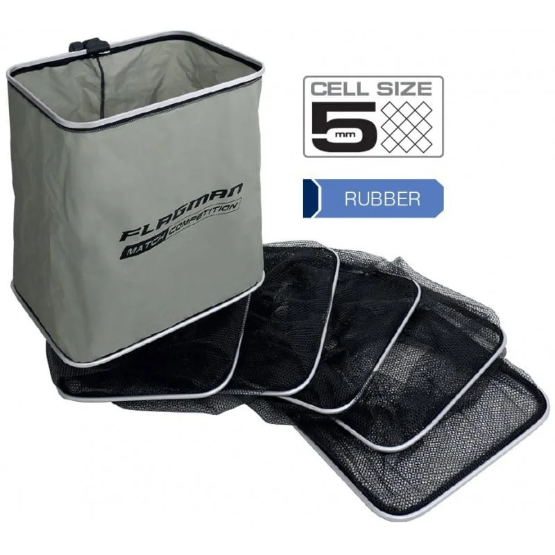Flagman Siatka Keepnet Rubber Mesh 50x40cm 300cm Do wyczerpania zapasów