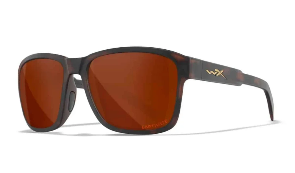 Wiley X Okulary Trek Capt Copper Matte Havana Brown Frame Wybór klientów