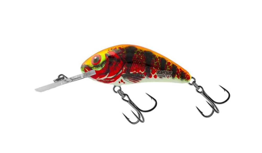 Darmowy zwrot Salmo Wobler Pływający Hornet Rattlin 4,5cm Holo Red Perch