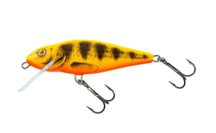 Salmo Wobler Perch Floating 8cm Yellow Red Tiger Bezpieczna płatność