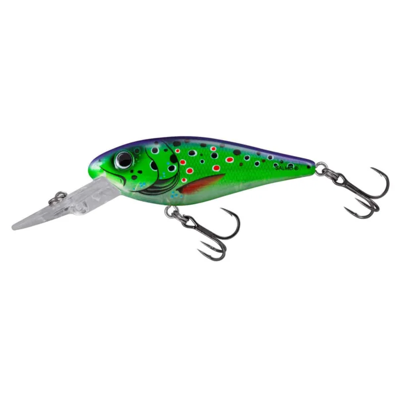 Oferta czasowa Salmo Wobler Rattlin Executor Pływający Clear Purple Trout 7cm