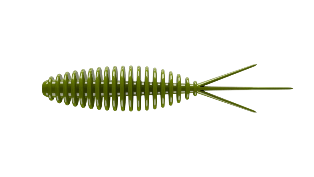 Nie przegap Libra Lures Guma Turbo Worm Mini 3,5cm #031 Olive / Krill