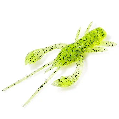 Łatwy zwrot FishUp Przynęta Gumowa Rak Real Craw 1,5” 3,6cm #55 Chartreuse Black