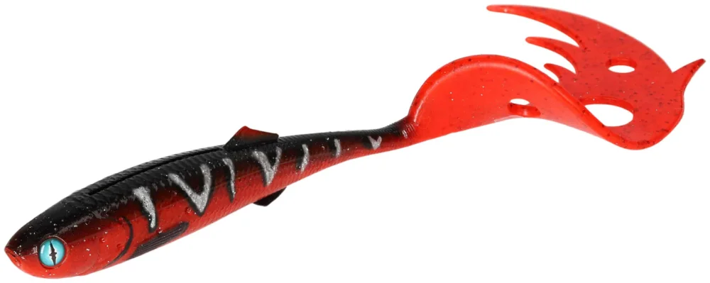Oferta czasowa Mikado Guma Sicario Pike Tail 24cm Red Tiger