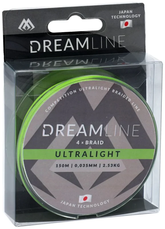 Zamów teraz Mikado plecionka Dreamline Ultralight Fluo Green 150m 0,058