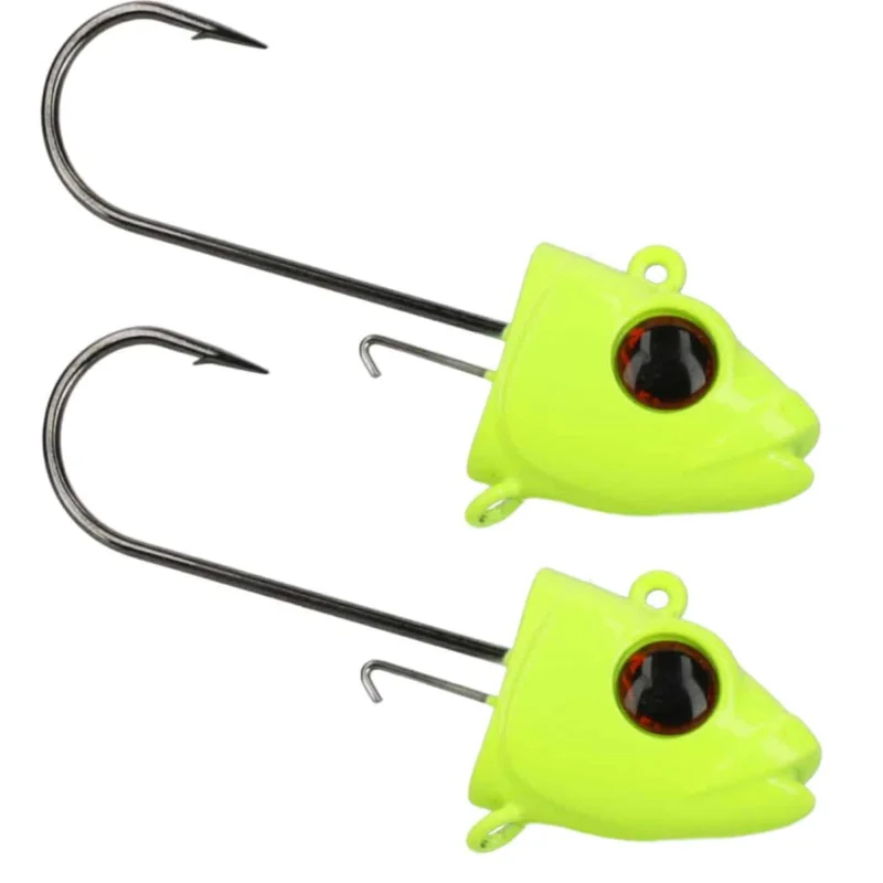Kup teraz Mikado Główka Jigowa Jaws Vertical hak 5/0Fluo 45g