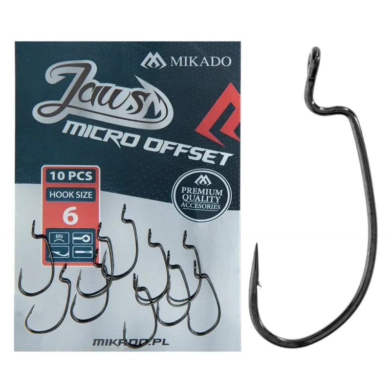 Mikado Haczyki Jaws Micro Offset Roz.6 Bezpieczna płatność