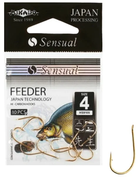 Mikado Haczyki mikado sensual feeder 9109 złote #6 Hit sprzedaży