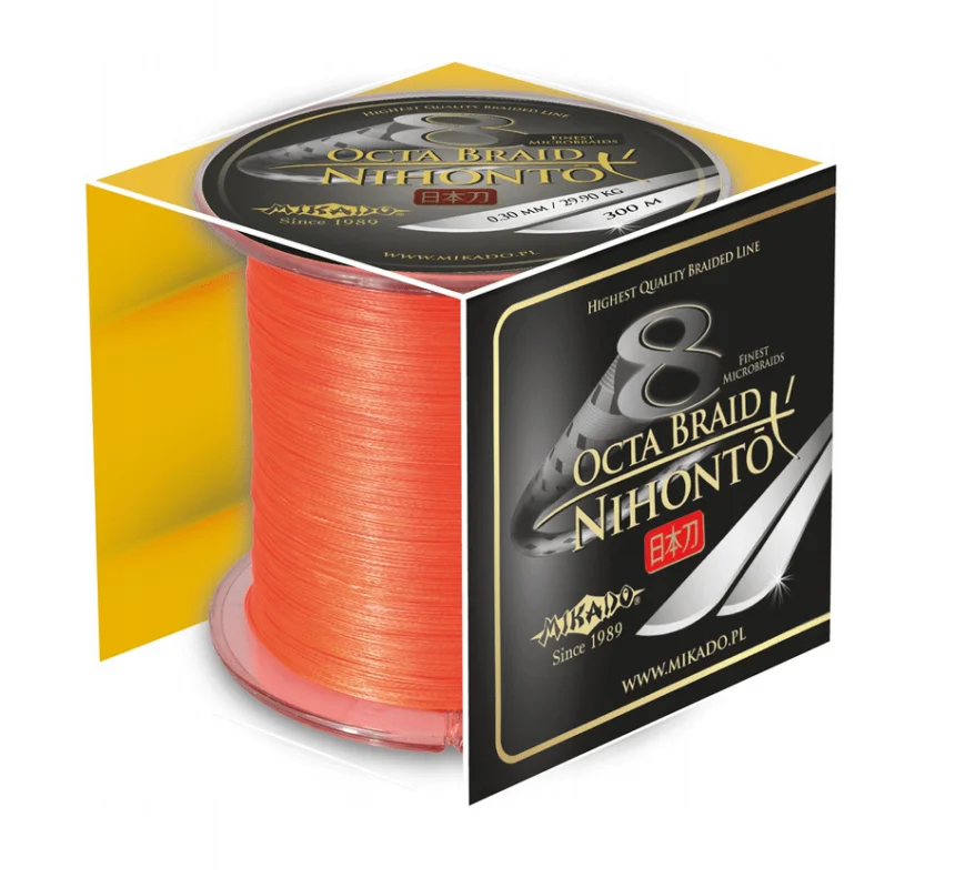 Bestseller MIKADO PLECIONKA NIHONTO BRAID OCTA FLUO ORANGE