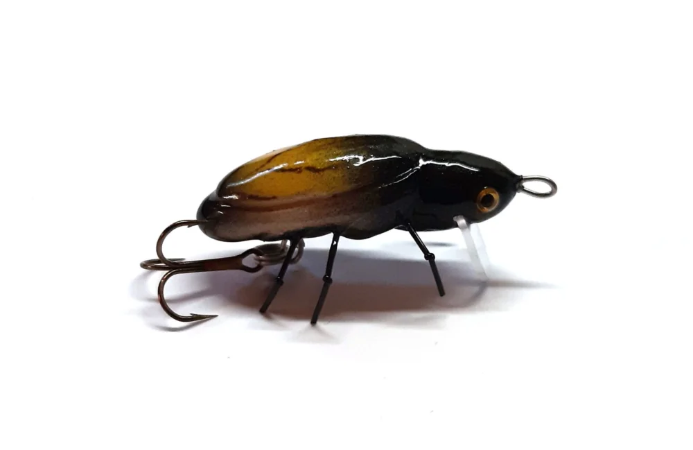Hit cenowy Microbait Wobler Beetle Smużak 2,8cm Pływający Yellow