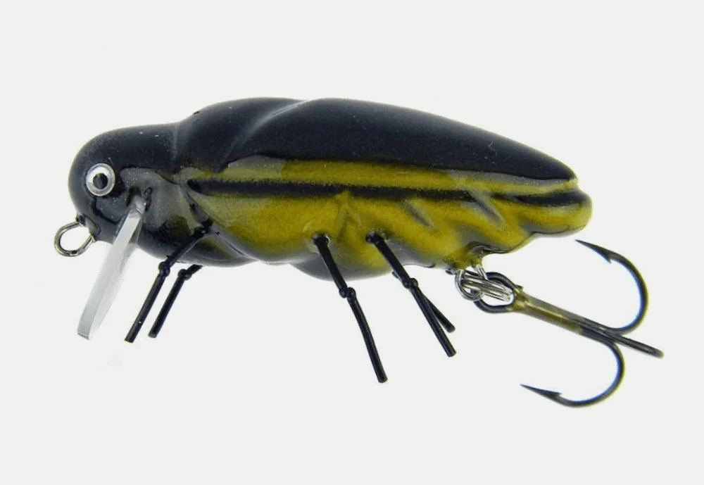 Sprawdź teraz Microbait Wobler Great Beetle Smużak 3,2cm Pływający Black