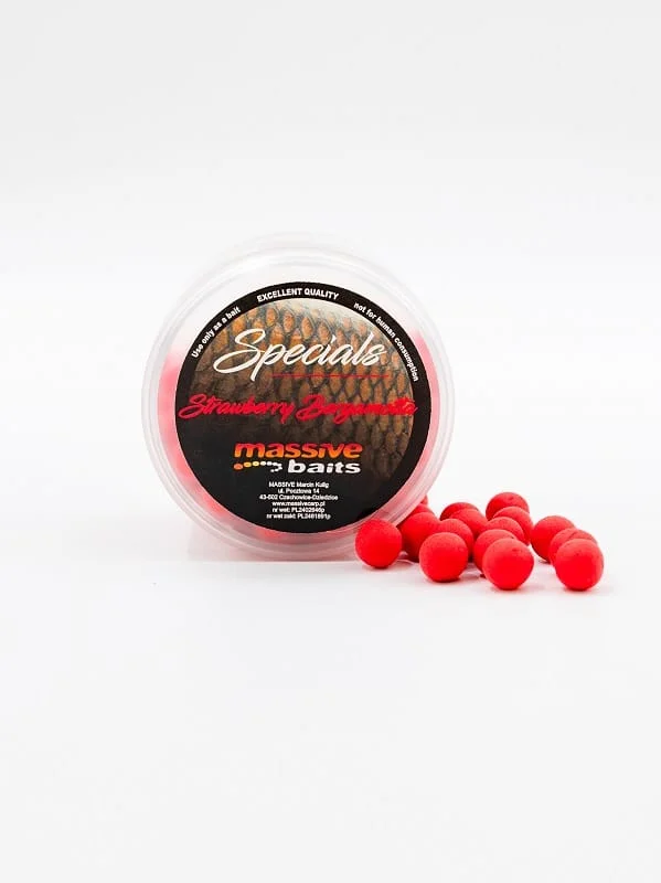 Wybór klientów Massive Baits Kulki Pop Up Strawberry Bergamotta 11mm