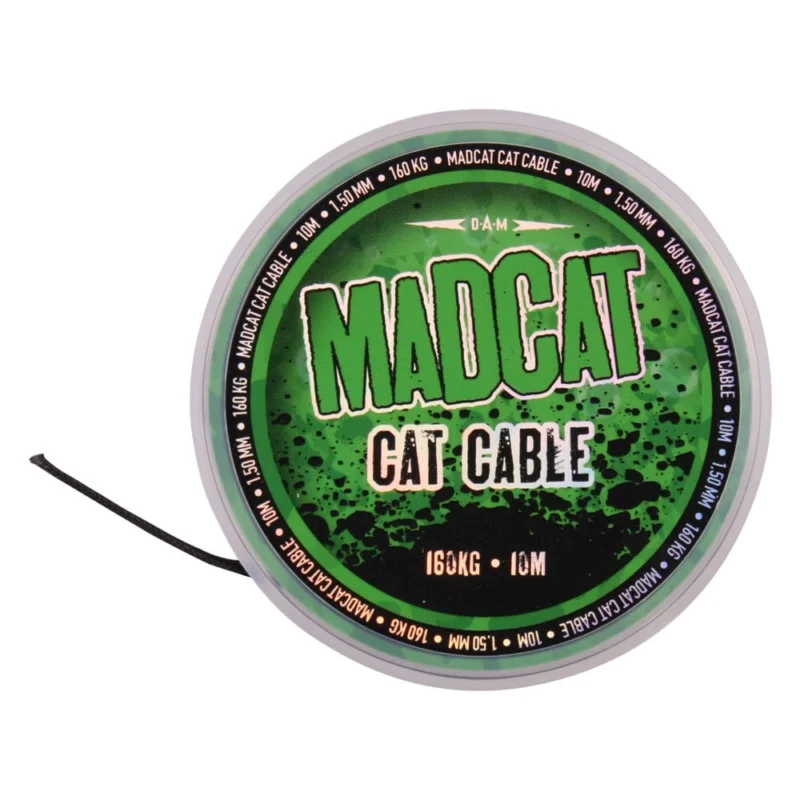 Tylko dziś DAM MadCat Plecionka Przyponowa Cat Cable 10m 160kg