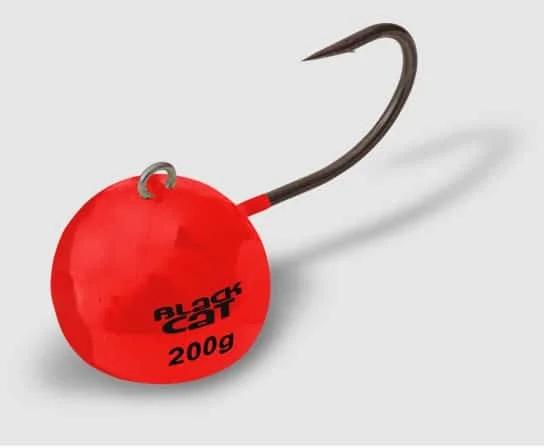 Black Cat Główka Jigowa Fire Ball Czerwona 120g Oferta limitowana
