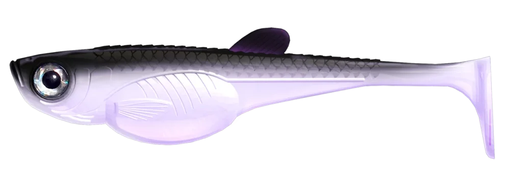 Hit sprzedaży Libra Lures Guma Embrion Shad 5cm #120 Violet Shine