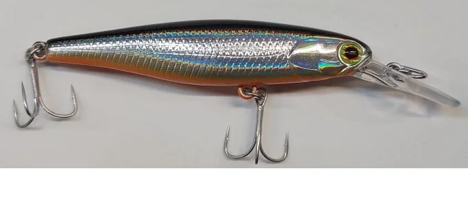 Jackall Wobler Squirrel 61 SP Laser Silver Black Bestseller